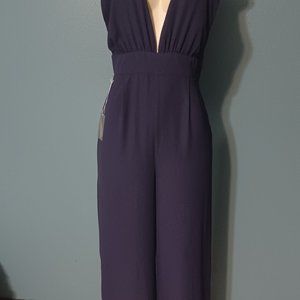 Forever 21 navy blue v-neck romper